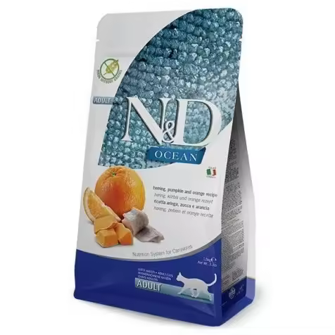 Farmina Nd Ocean Grain Free Calabaza Y Arenque Gato 300 Gr - 1