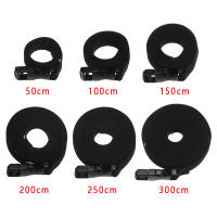 Cinta De Atado De Nylon Duradero Para Camping Y Viajes Negro Con Hebilla De Cierre De Camanchina Herramienta De Equipaje - details 2