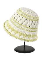 Sombrero De Paja Panamá Plegable Para Mujer Verano 2025 Estilo Coreano Casual Con Estampado Rayado Sombrero De Sol Hueco De Bollo - details 1