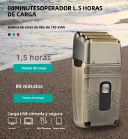 VGR Afeitadora Profesional Eléctrica Para Hombres Cincel De Barba Impermeable Con Pantalla Digital Afeitadora De Cabello Metálica V-335 - details 7