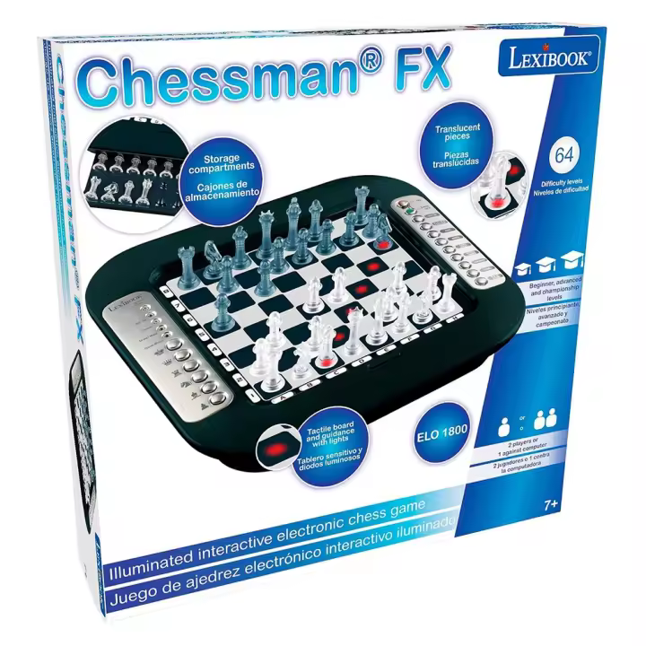 Ajedrez Electrónico Lexibook con Teclado Táctil y Luz - 1