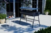 Barbacoa con Parrilla-Plancha y Elevador, Negro, 80x50x115 cm - details 2
