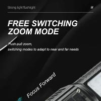 Linterna LED Potente 1000W Recargable Tipo-C 15000mah Para Camping Lanterna De Zoom 9000M Con Salida De Luz De Punto Fijo Resistente Al Agua Y Choque - details 34