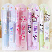 Set De 4 Lápices Mecánicos Sanrio Melody Kuromi Cinnamoroll Pochacco 0.5mm Regalos Para Estudiantes Y Niños Suministros De Oficina - details 4