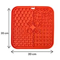 COTTECOTA-Tapete para lamer para perros,Colores al azar Tapete de silicona para alimentación de perros,Tapetes para comer para perros para aliviar la ansiedad y el aburrimiento, fuerte succión para un fácil aseo, Entretenimiento de perros - details 0