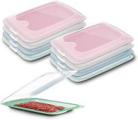 STARLEY-Set de 4 Recipientes Porta Embutidos y Alimentos,Caja de embutidos fresca,reutilizable, apilable, Ahorrador de Espacio,Organizador Nevera - details 4