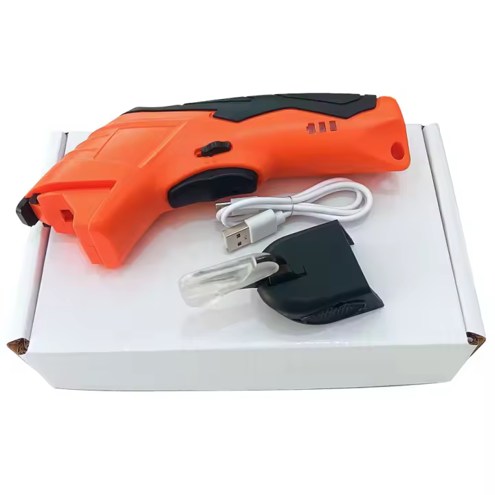 Tijeras Eléctricas Portátiles De Corte De Telas Máquina De Corte De Papel Y Cuero Alfombras Plásticos Trimmer Clipper - 1