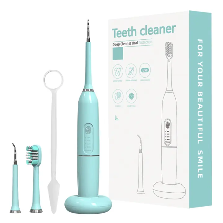 Eliminador de Sarro para Limpieza Dental, Limpiador de dientes Eléctrico, Sónico raspador, escalador para el cuidado del blanco Dental - 1