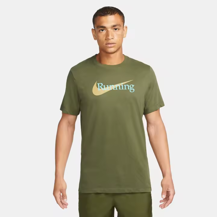 Nike T-Shirt Dri-FIT Running Green Camisetas Nike 7551838322939 - 1
