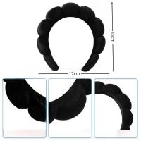 3Pcs Headband De Maquillaje Para Mujeres Y Niñas Espuma Puff Spa Para Lavar La Cara Cuidado De La Piel Yoga Facial Máscara Deportes Cinta De Cabello - details 1