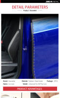 1 Pared De Sellador Para Puerta De Coche Tipo B Pilaster Sellador De Goma Para Protección Y Aislamiento Acústico Accesorio De Sellador Para Coche - details 0