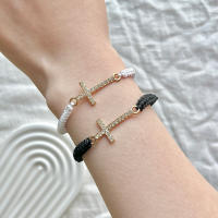Set De 12 Pulseras De Color Inlazadas Con Diamantes Para Hombres Y Mujeres Estilo Minimalista Y Temperamental Pulsera De Encaje - details 3