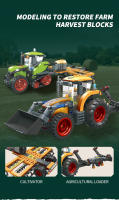 Bloques De Construcción Educativos City Farm Farmer Mower Sower Harvester Juguetes Para Niños Bloques De Plástico ABS Compatible Con Lego Regalos Para Niños Mayores De 3 Años - details 2