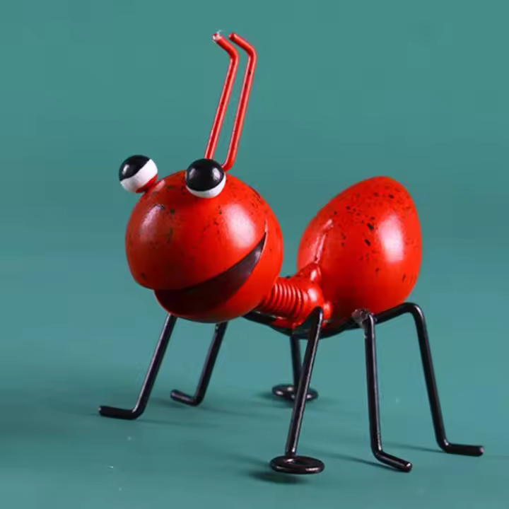 Estatua De Jardín De Metal Para Decoración De Pared 3 Piezas Adecuada Para Sala De Estar Patio Oficina Estilo Moderno Y Minimalista - 1