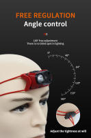 Linterna Frontal Portátil XPG Sensor Con 4 Modos Recargable USB Alta Brillo Luz De Noche Trabajo Head Torch - details 5