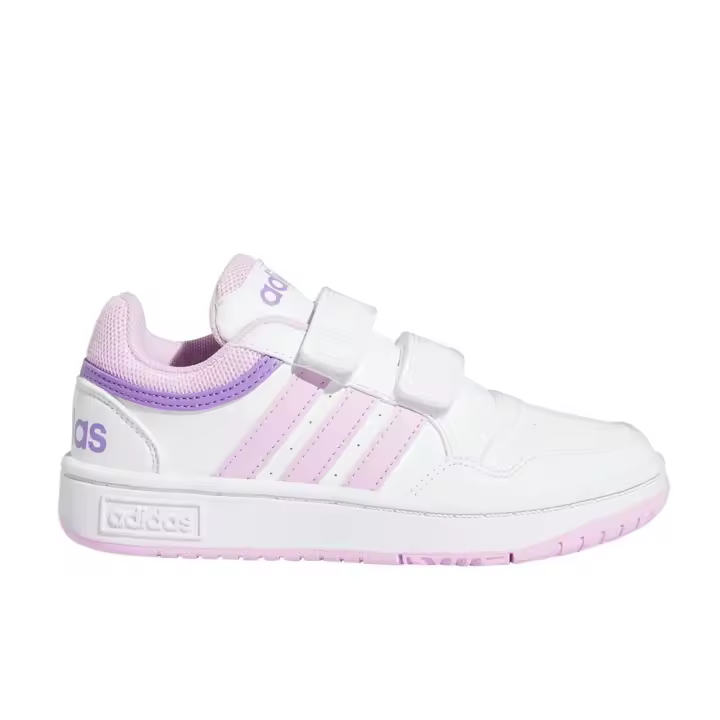 ZAPATILLAS SIN CORDONES NIÑA ADIDAS HOOPS 3.0 BLANCAS - 1