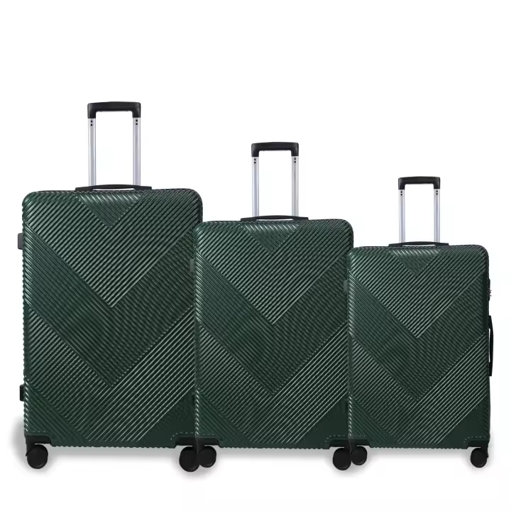S7STAR Conjunto de Maletas de Viaje Elegantes: Carcasa Ligera de ABS, Cerradura Numérica, 4 Ruedas Giratorias 360°, Asa Telescópica de Aluminio Juego de Maletas Set Trolley Maleta Cabina - 1