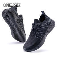 Zapatos De Correr ONEMIX 2025 Para Hombres Negro Impermeables Transpirables Antideslizantes Para Exteriores Y Trekk Ing Deportivos Con Tela De Malla Y Suela De Goma - details 21