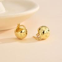 Pendientes geométricos de Cobre de círculo Fino para Mujer, Color Dorado/Plisado, joyería delicada para la Oreja, regalo, recién legados - details 2