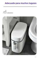 Basurero De Cocina Y Baño Con Almacenamiento Gran Capacidad a Prisa Tipo Ecológico Resistente Al Agua Para El Hogar - details 10