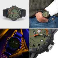 Reloj Luminox TORTUGA MARINA XS.0337  44MM Esfera verde Banda NATO Reloj deportivo de hombre 100M Water resist SWISS MADE - details 3