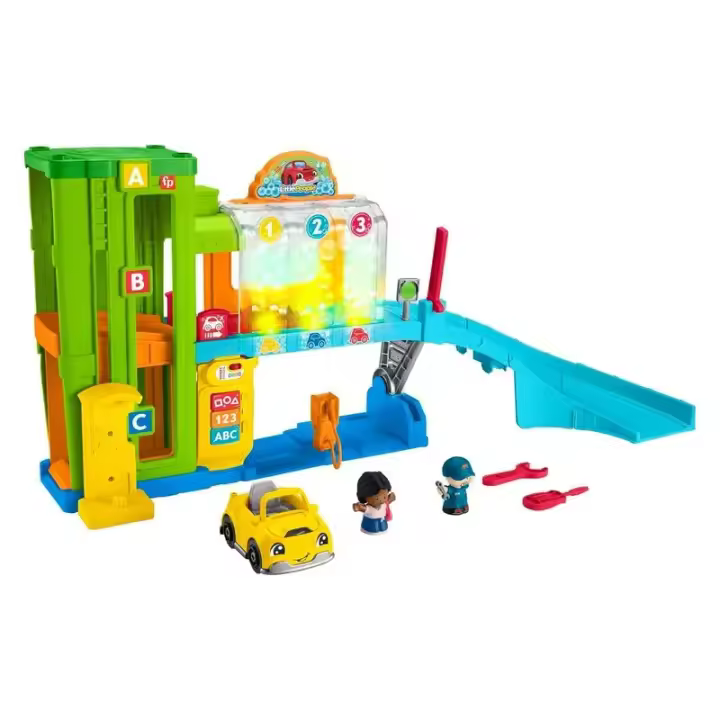 Little People Garaje de Fisher Price con sonido HRB34 MATTEL - 1