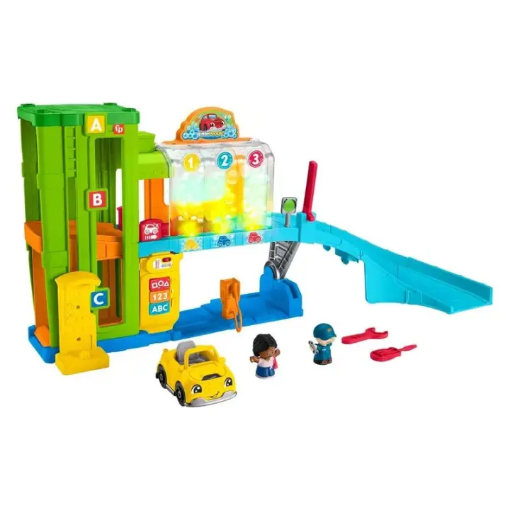 Little People Garaje de Fisher Price con sonido HRB34 MATTEL - 1