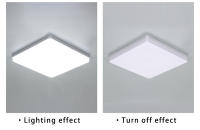 Luz De Techo LED Redonda Y Cuadrada Para Habitación Iluminación Energía Ahorradora 18W 24W 36W 48W Blanco Frío Y Blanco Cálido - details 7