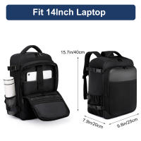Mochila de viaje multifuncional para ordenador portátil aprobada por la aerolínea, mochila informal para senderismo corto, mochila de montaña para estudiantes, W - details 2