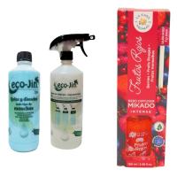 ECOJIN SPA AZUL ORIGINAL DE LABONCLER + DIFUSOR + AMBIENTADOR A ELEGIR CASA DE LOS AROMAS. Producto en frasco de vidrio de 100 ml y con 6 sticks. disfruta de una agradable sensación de alegría y vitalidad. - details 4