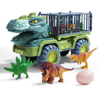 Juguete De Dinosaurio Para Coche Transportador Indominus Rex Jurassic World Park Camión Modelo Juego Para Niños Regalos De Cumpleaños - details 1