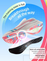 Zapatillas De Correr ONEMIX Para Hombres Nylon Anti-resbalón Ultra-ligero Rebound Deportivas Transpirables Zapatillas De Caminar - details 7