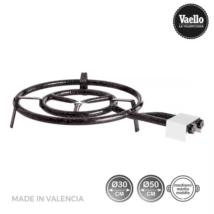 Quemador gas butano/propano ø50cm 2 fuegos. vaello - 1