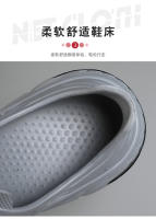 Nuevos Zapatos De Jardín Para Hombre Verano Ligeros Y Cómodos Sandalias Deportivas Y Casuales EVA Integrado Perforado Para Playa - details 7