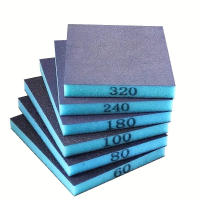 6pcs Esponja De Pulido De Arena Gruesa Medium Fina Bloque De Pulido Reutilizable Y Lavable Para Metal Madera Vidrio - details 0