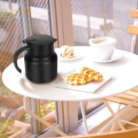 Tetera De Acero Inoxidable 800ml Con Filtro De Té Desmontable Y Aislamiento Para Café Y Leche. Antigoteo Y Diseño Moderno Sencillo - details 3