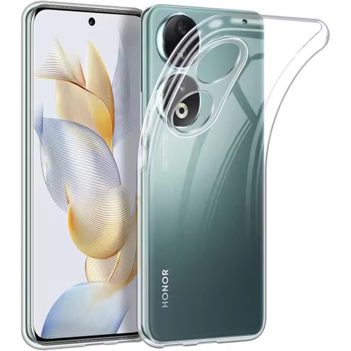 Funda Honor 90 (5G) Carcasa Gel TPU Silicona Transparente GTR + Protector Pantalla Cristal Templado Movilear - 1