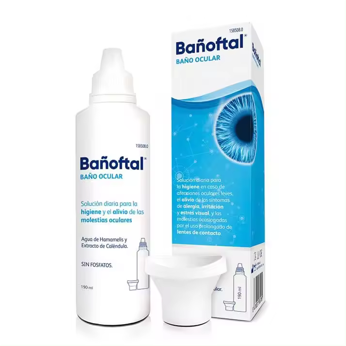 Bañoftal Solución Ocular 200 Ml para el Cuidado de la Vista - 1