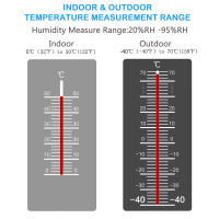 Multifunctional Wireless Weather Station Forecaster Indoor Outdoor Thermometer Hygrometer with Sensor Color Screen Alarm Clock - details 26
