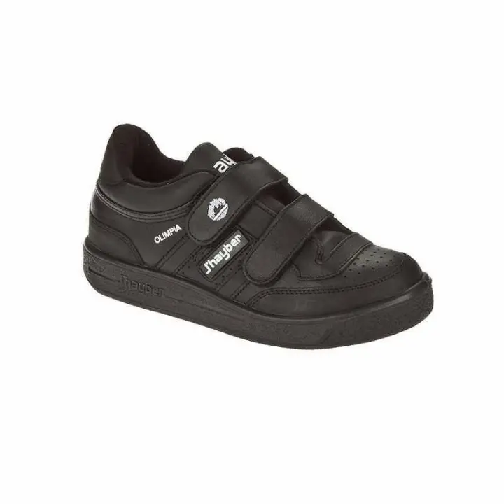 Zapatillas J'Hayber Olimpia Piel Negro/Blanco -51189-1 - 1