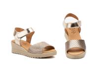 AE-649 Negro - Rojo - Beige - Cuero - Blanco - Platino Hecho en España Sandalias Mujer Piel Negro- Rojo - Beige - Cuero - Blanco - Platino Velcro Cuña Numeración: 35-41 Marca: Alto Estilo planta de gel y cierre velcro super comoda ideales para el verano - details 19