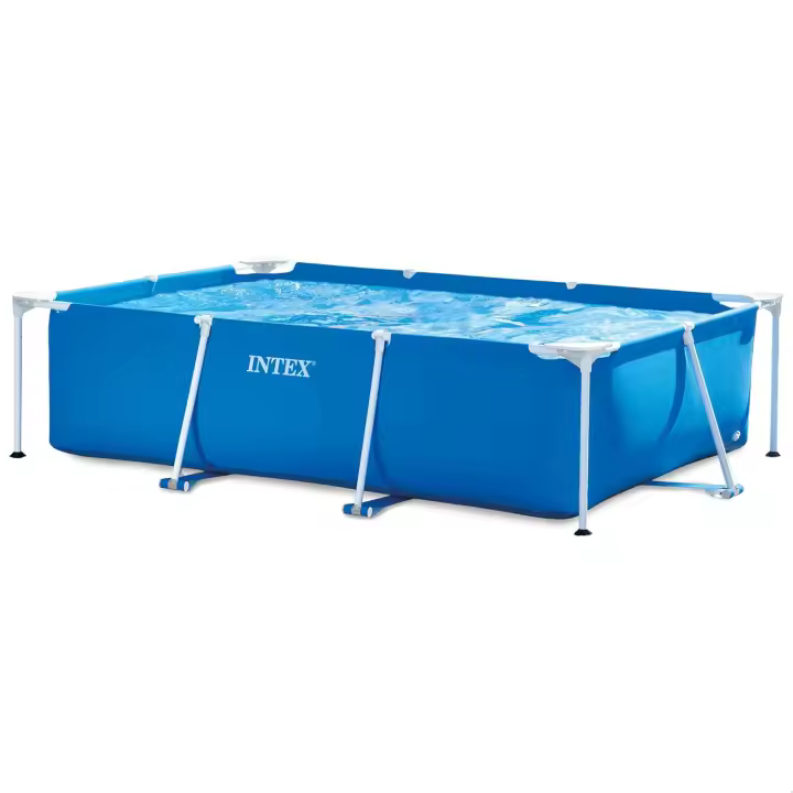Intex-Piscina Rectangular Desmontable; Piscina Small Frame 220 x 150 x 60 cm;260 x 160 x 65 cm;300 x 200 x 75 cm; Color Azul - 1