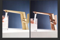 Grifo De Baño Cromado Torneiras Grifo De Lavabo Individual Con Agujero Mezclador De Agua Caliente Y Fría Esterlina 855938 - details 11