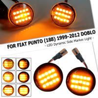 2Pcs Luz De Señal Dinámica LED Y Marcador Lateral Para Fiat Punto 188 1999-2012 Doblo 2001-2005 ABS+LED Super Brillante T10 Interface - details 1