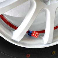 AUTCOAT 4/8Pcs Dice Tire Valve Stem Caps Universal Plásticos Cubierta Para Válvula De Neumáticos De Coche/Moto/Ciclo - details 9