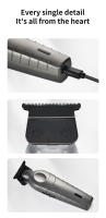 Cortadora de pelo eléctrica recargable, cortadora eléctrica de peluquería, cortadora de pelo inalámbrica, carga tipo C - details 6