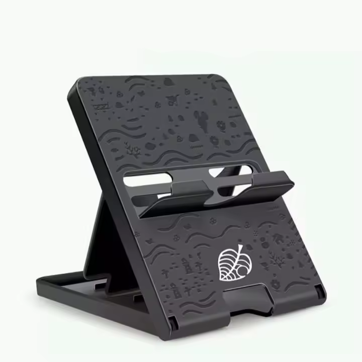 Soporte para Nintendo Switch, playstand compacto y ajustable en 4 ángulos, resistente al agua y a la suciedad, materiales de buena calidad, resistete y duradero, 4 modelos diferentes, compatible con móviles y tablets - 1