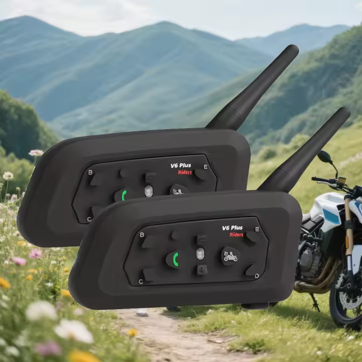 Auriculares inalámbricos V6 Plus - Chip Qualcomm, 1500 m de alcance, batería de 850 mAh, sonido envolvente estéreo, carga Type-C - 1
