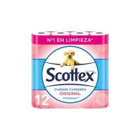 Scottex Orginal Papel Higiénico 96 rollos,12rollos*8paquete,rollos dos capas que proporcionan el equlibro adecuado en suavidad y resistencia - details 4