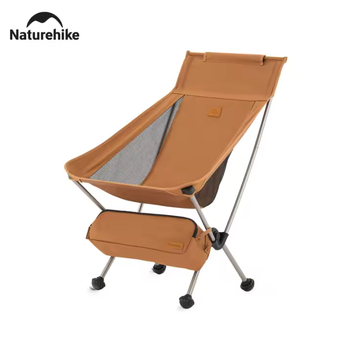 Silla De Camping Naturehike Silla De Luna Con Espalda Alta Ultraligera Plegable Portátil Soporte De Carga De 120Kg Silla De Rocking Para Viajes Y Pesca Al Aire Libre - 1